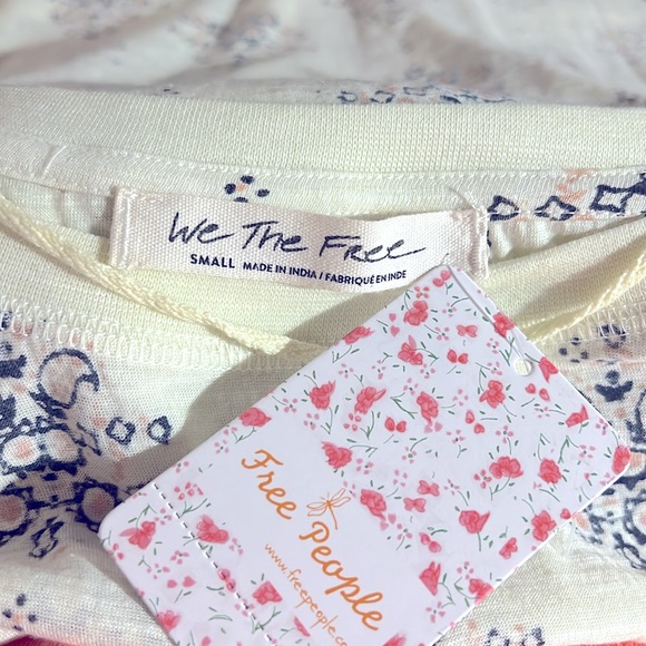 NWT Free People Maybelle T-Shirt - Picture 4 of 9